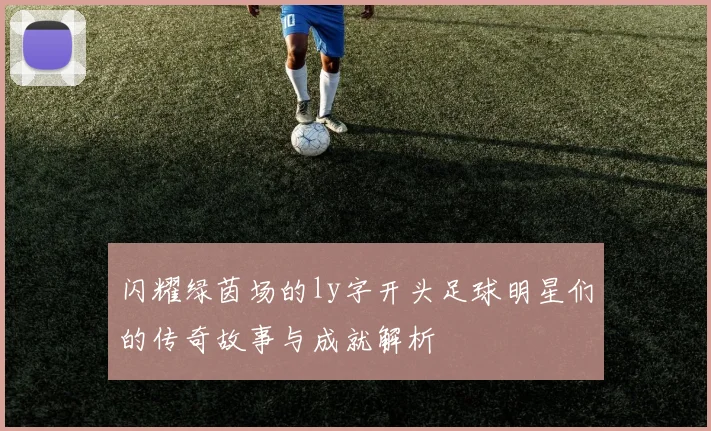 闪耀绿茵场的ly字开头足球明星们的传奇故事与成就解析
